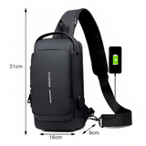 Anti-Theft Crossbody Charging Bag